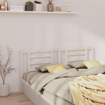 Solid Pine Wood Bed Headboard 206x4x100 cm