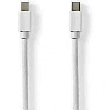 Nedis Mini DisplayPort 1.4, 48 Gbps, 2 m, Nickel‑Plated – Maschio