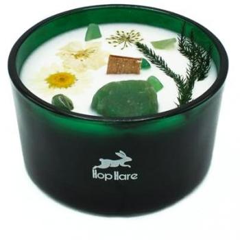 Vela Mágica con Flores, Gemas y Cristales – Hop Hare