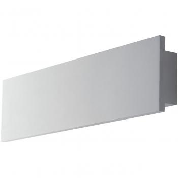 Applique LED ORTISEI in gesso bianco verniciabile 11,8W 4000K 40 cm