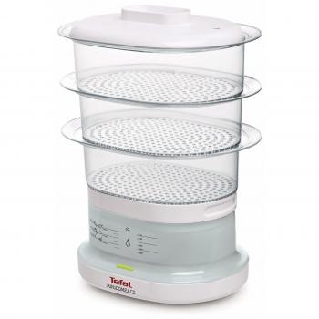 Tefal Minicompact VC1301 Vaporiera, 7 Litri, 0 Decibel, Plastica,