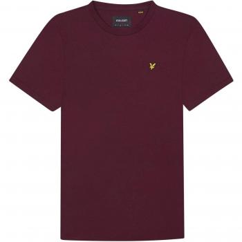Lyle & Scott Men's Plain T-Shirt in Red, size Regular/50