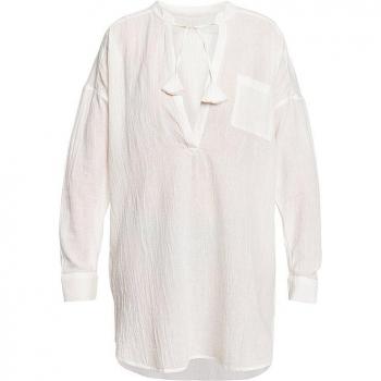 Roxy Strandkleid Shoreline Lights ERJX603382 Weiß Relaxed Fit XL female