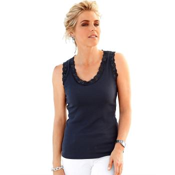 Mona Damen Rippstoff Oberteil 48