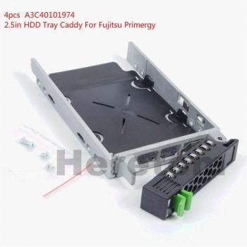 4PCS 2.5 SAS SATA HDD Drive Tray Caddy Bracket for Fujitsu Primergy RX Series