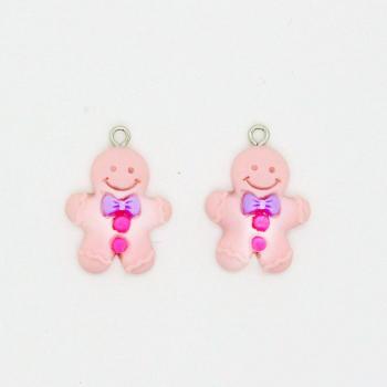Pendentifs de Noël en forme de pain d'épice, 20 pièces