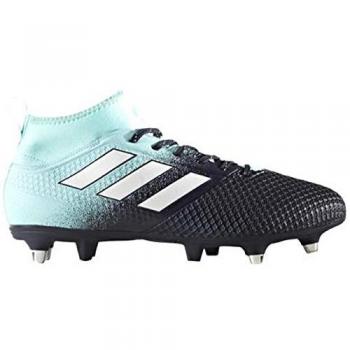 Adidas Ace 17.3 SG, Chaussures de Football Entrainement Homme, Bleu (Energy Aqua/Footwear White/Legend Ink), 45 1/3 EU