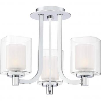 KolT Globe Plafonnier Élégant à Verre Double, IP44