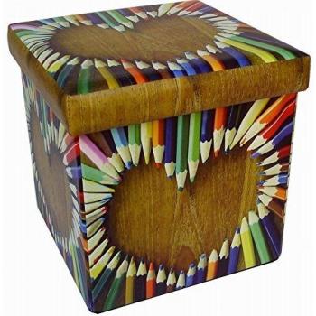Pouf contenitore giochi 32x32x32cm