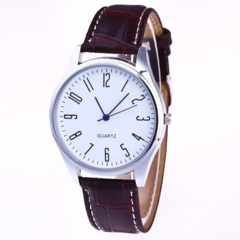 Cuir étanche horlogerie homme style minimaliste