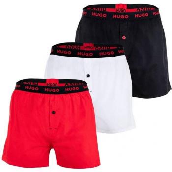 HUGO Boxershorts Triplet Schwarz 3 Stück
