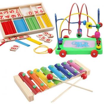 Intelligence Development Bead Toy for Ages 0-3