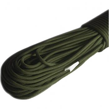 Escala & Campaña Paracord 550 25 ft Verde Oscuro con Hebilla