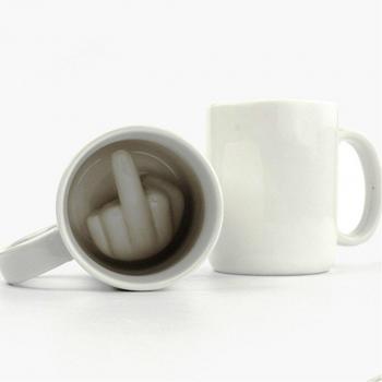 Up Yours Mark Prank Mug