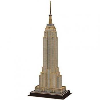 CubicFun 771C246 – 3D‑Puzzle „Empire State Building“ in Farben, 54 Teile