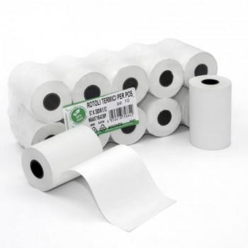 Rotoli termici POS da 57 mm x 16 m con certificazione BPA Free