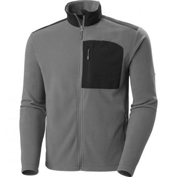 HELLHANSEN Herren Fleecejacke DAYBREAKER BLOCK Grau S
