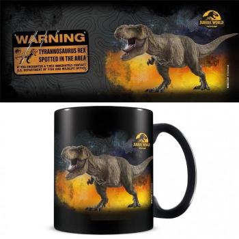 Jurassic World: Dominion T-Rex Tasse in Grau/Schwarz