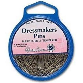 Hemline Deluxe Dressmaker Pins 26mm