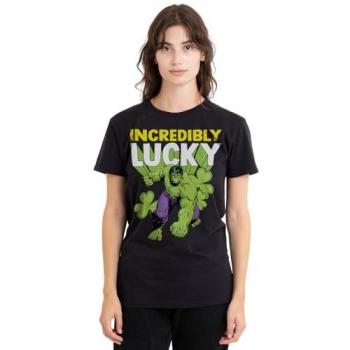 Black Hulk St Patrick’s Day Lucky Tee for Her