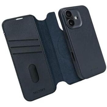 Apple iPhone 17 Hülle (Navy Shadow) – abnehmbare Ledertasche & Smartphone-Case