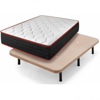 ViscoFresh 140x200: Colchón de Alta Frescura y Base Beige