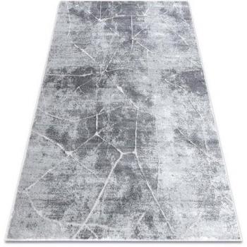 Tappeto Di Luszczow 2783 Marmo Grigio/Argento Structural 80x150 cm