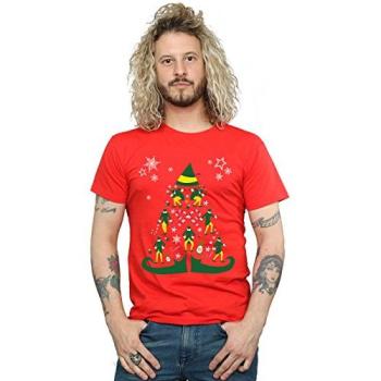 Christmas Elf Tree Topper Tee – Men, Red, 2XL