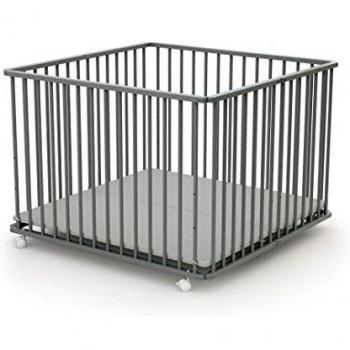 Box Gioco Pieghevole Grigio Faggio 100 x 100 cm