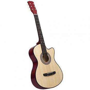 vidaXL Western Acoustic Cutaway Guitar with 6 Strings 38 Basewood