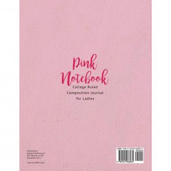 Pink Notebook College Ruled Composition Journal for Ladies