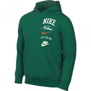 Nike Club Sudadera con Capucha Hombre Verde Talla S