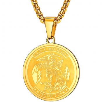 FaithHeart Collier Porte Bonheur Saint Michel