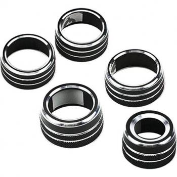 Kit aluminium 5 pièces : console centrale, décor, climatiseur, rétroviseur