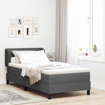 Box Spring Bed + Mattress, 80x200cm, Dark Grey – Vidaxl Edition