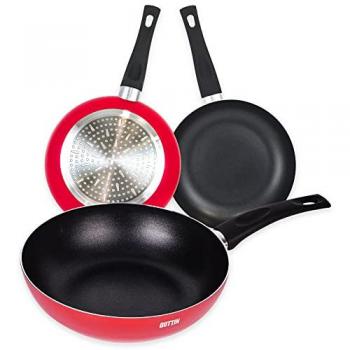 Sartén Wok Quttin 28cm, Rojo, Antiadherente