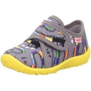 Superfit Hausschuh Trendy Punkte grau (mittel)