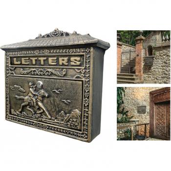 Vintage Style Waterproof Iron Mailbox