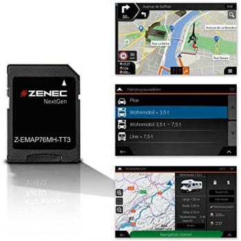 Zenec Z-EMAP76MH-TT3 Camper-Navisoftware