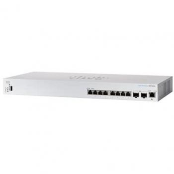 Cisco CBS350 Managed 10 Gigabit Ethernet Switch (100/1000/10000), 1U Rack-mountable, Black and