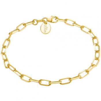 S.Oliver Rundanker Armband 925 Silber goldfarben