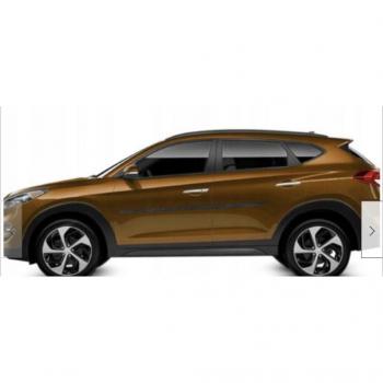 Hyundai TUCSON 16-19 Zwarte Moulures voor de deuren