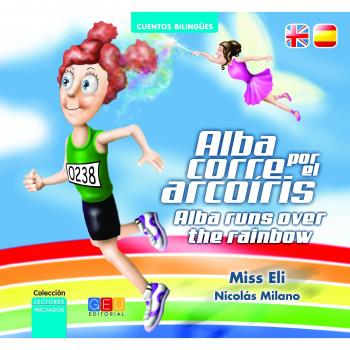 ALBA CORRE POR EL ARCOIRIS