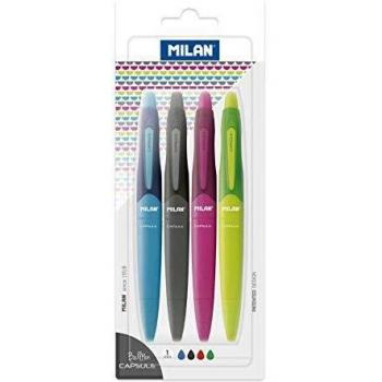 Set de 4 Bolígrafos Milan Capsule