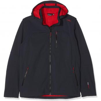 Chaqueta Hombre CMP 3A74427N, Softshell, Gris (Antracite/Salsa)