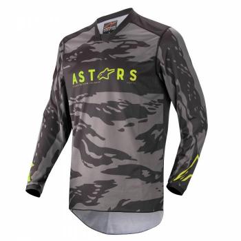 Junior motero alpinestars Racer Tactical maillot L negro gris amarillo