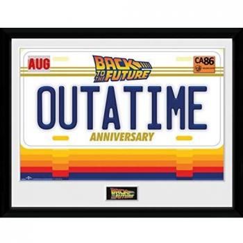 Back to the Future: 35th Anniversary Outatime 30 x 40 cm Wandbild