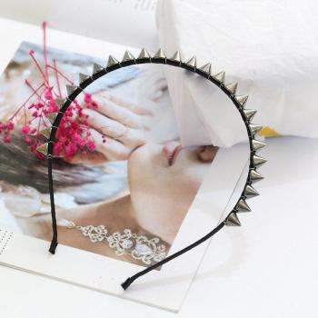 Cinta de Pelo con Pinzas Metalizadas