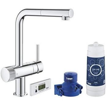 Grohe Blue Home Kit Mitigeur Minta bec en L, Chromé (30382000)