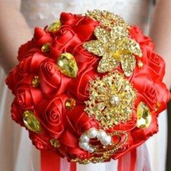Ramo de Novia con 30 Colores Vibrantes